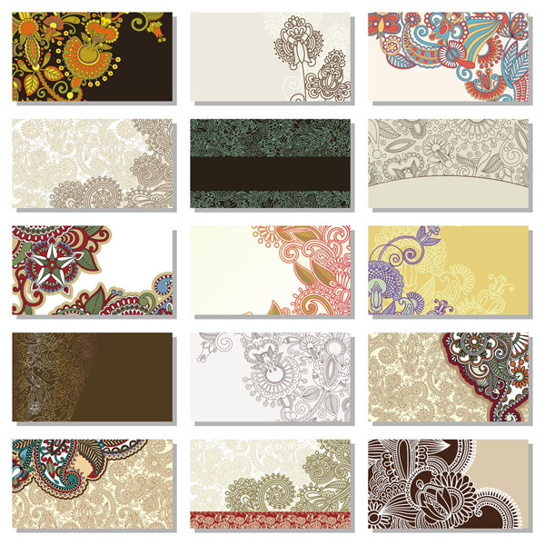 free vector Beautiful pattern card background vector 2